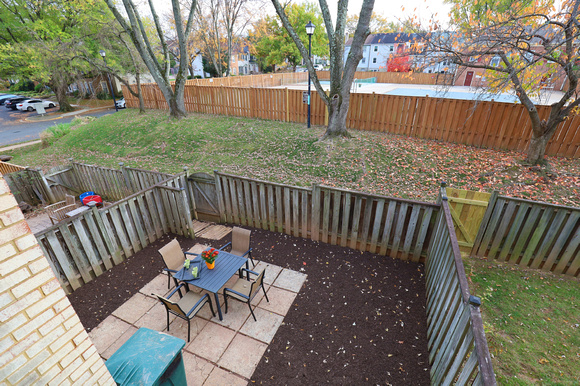 View of Backyard from Main Level
