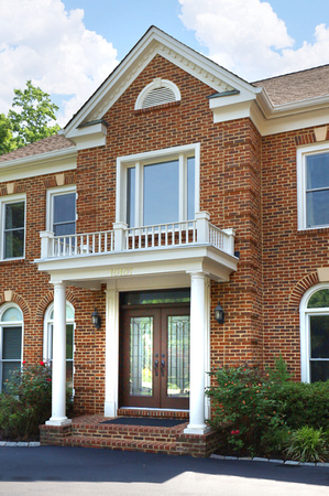 Portico Front Entrance