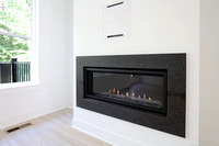 Cozy Gas Fireplace with Remote Control