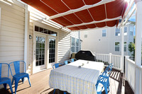 Deck with Retractable Awning - 2