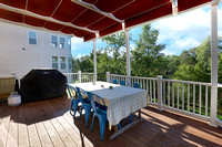 Deck with Retractable Awning - 3