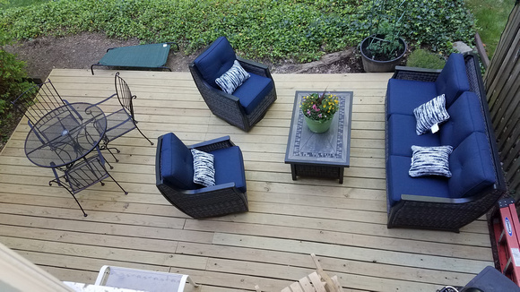 Living Room View of Deck