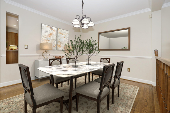 Dining Room (Virtually Staged)